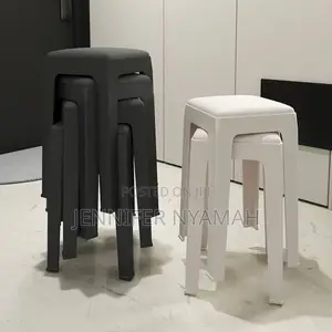 Cushioned Plastic Stool.