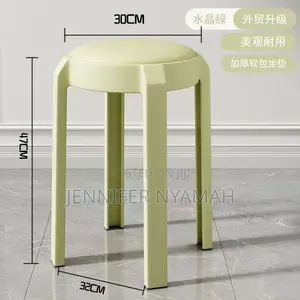 Cushioned Plastic Stool.