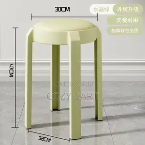 Cushioned Plastic Stool.