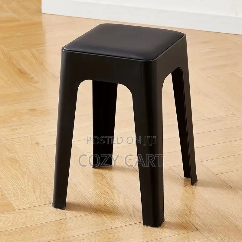 Cushioned Plastic Stool.