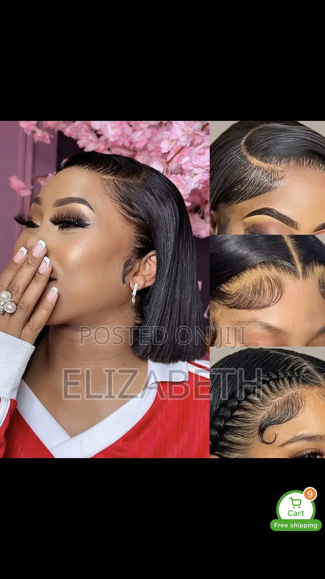 10 Inches Frontal 100% Human Hair Wig
