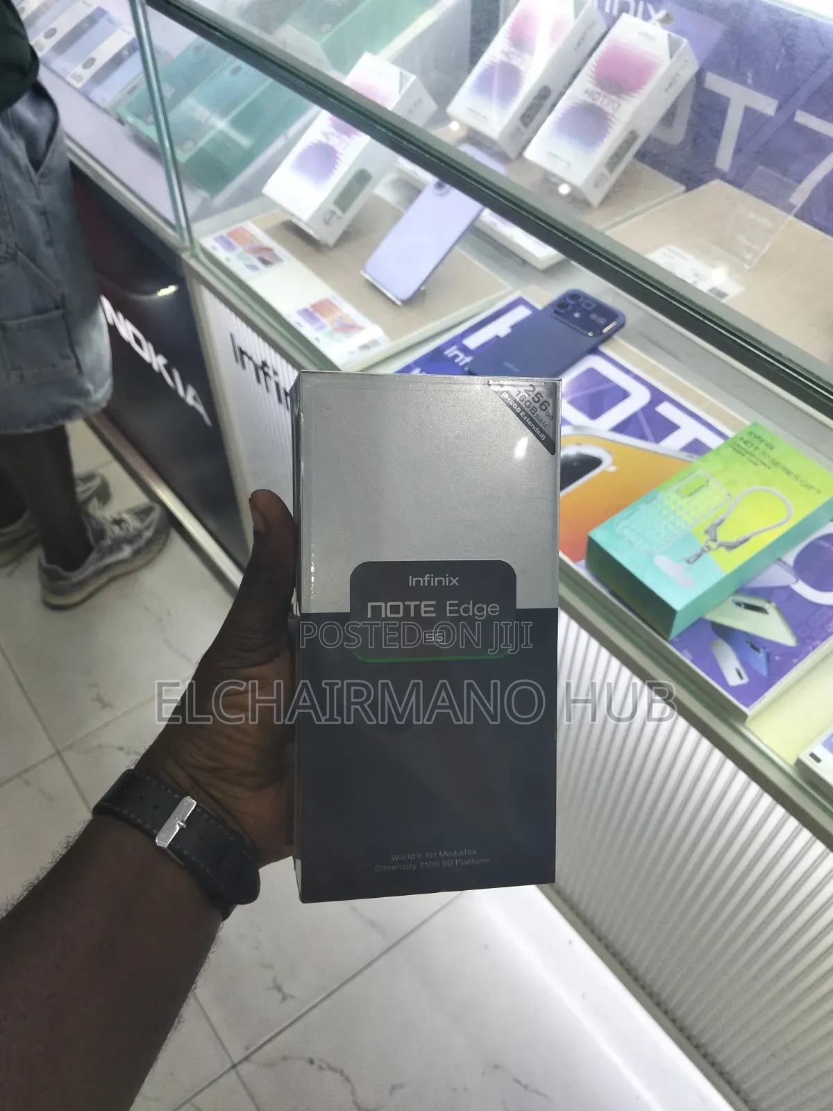New Infinix Note Edge 256 GB Gray