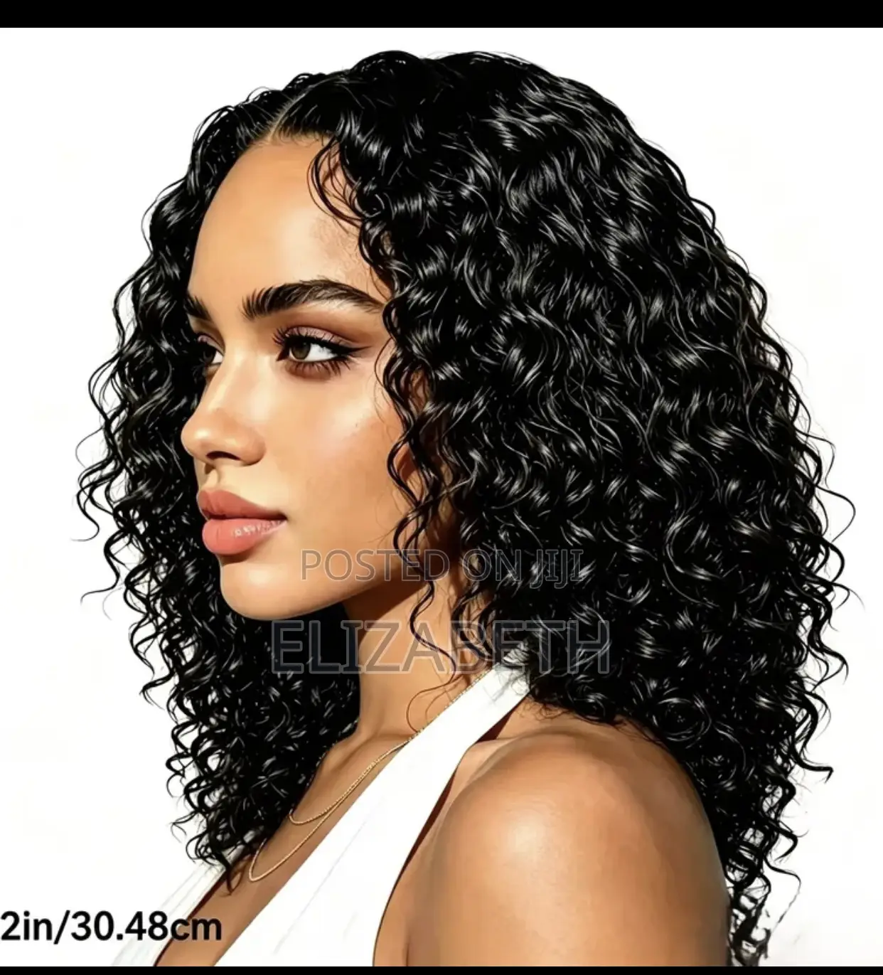 One Part Jelly Curls Wig