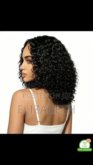 One Part Jelly Curls Wig