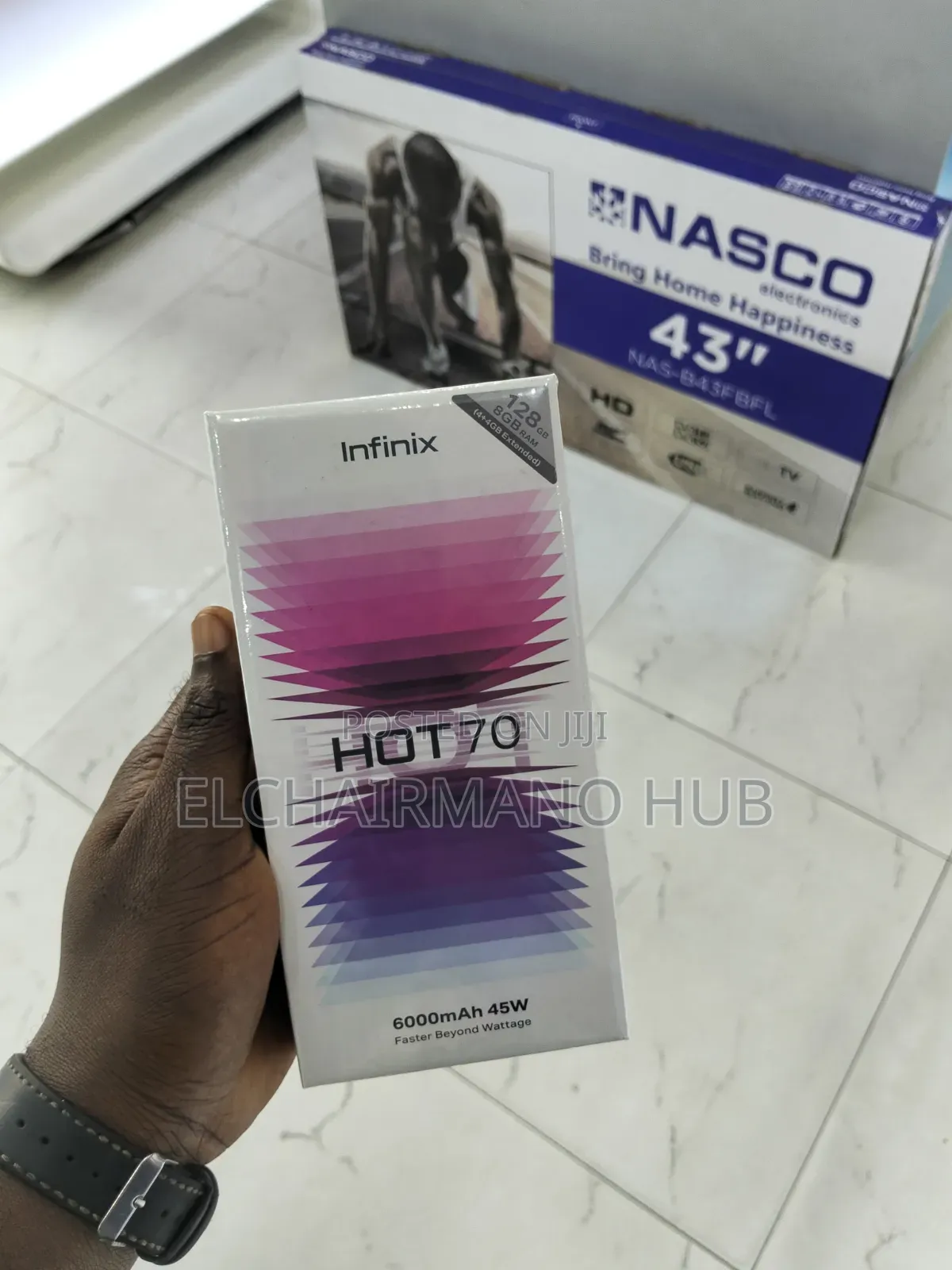New Infinix Hot 70 128 GB Black