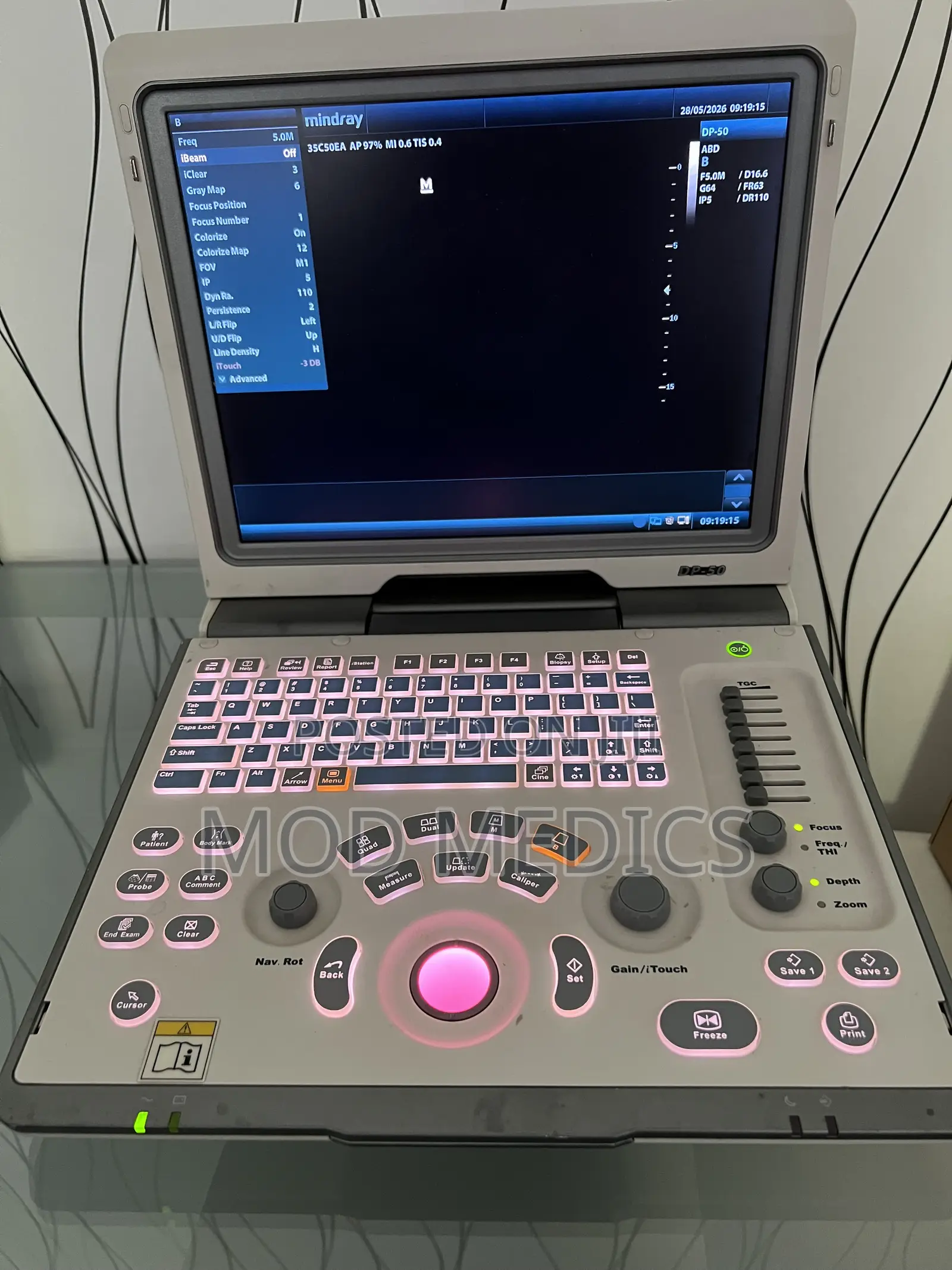 Mindray Dp50 With Convex Probe