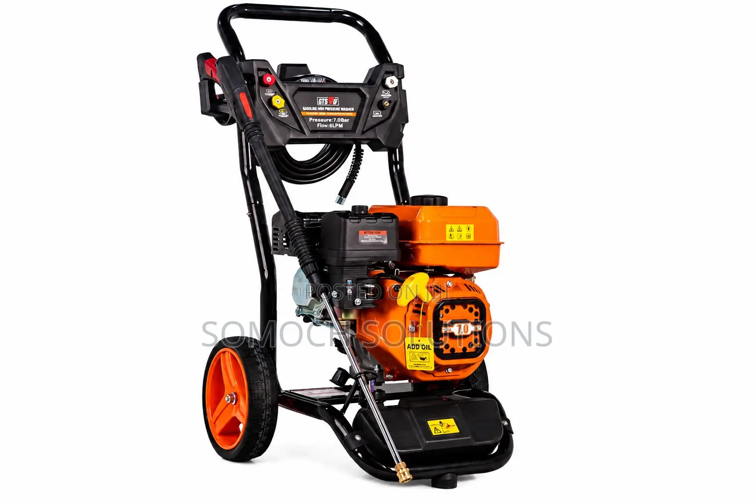 Gasoline Pressure Washer 7hp Heavy-Duty High Power Cleaner