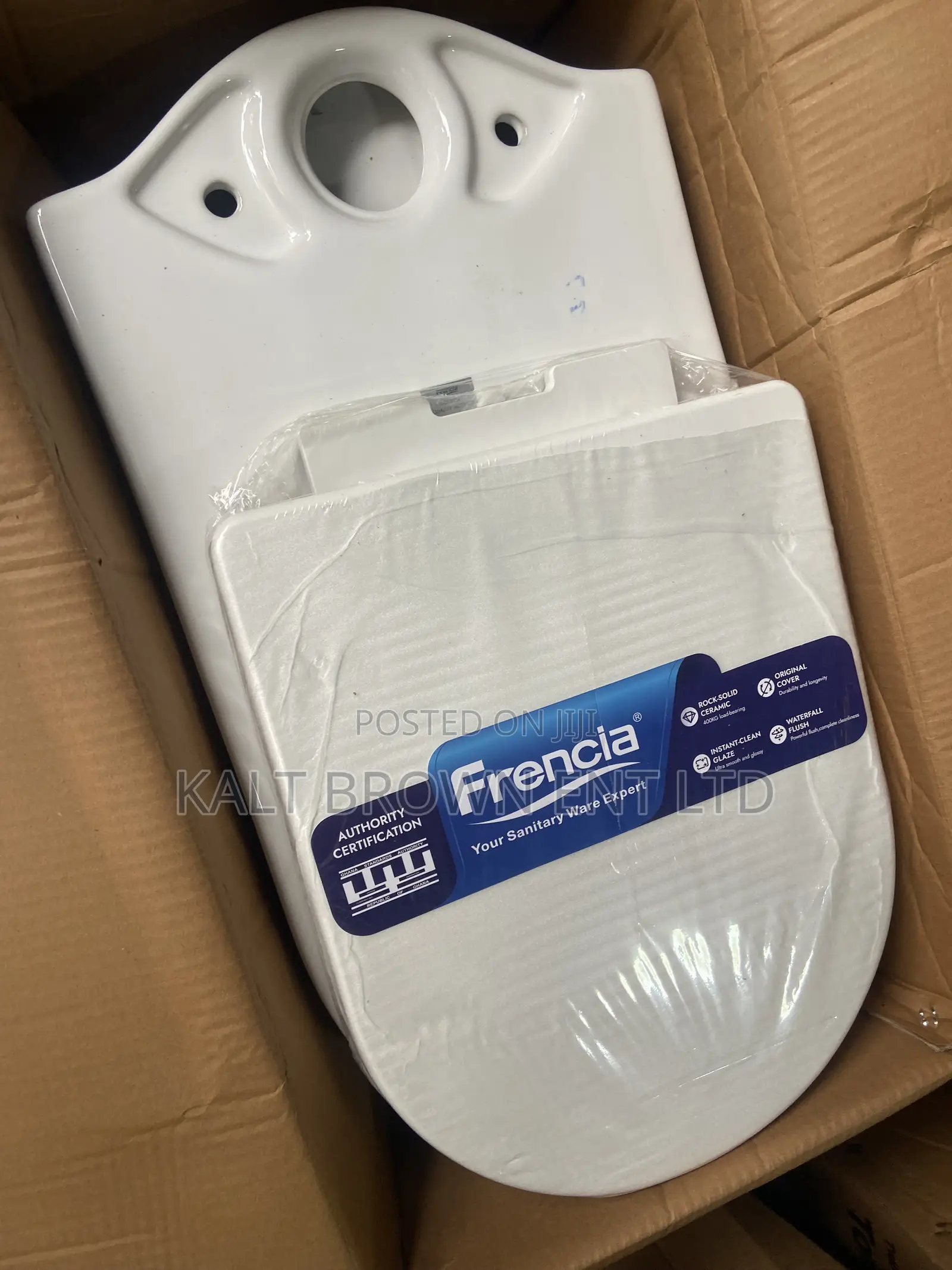 Frencia Close Coupled WC Toilet Suite | Modern Ceramic Water Closet