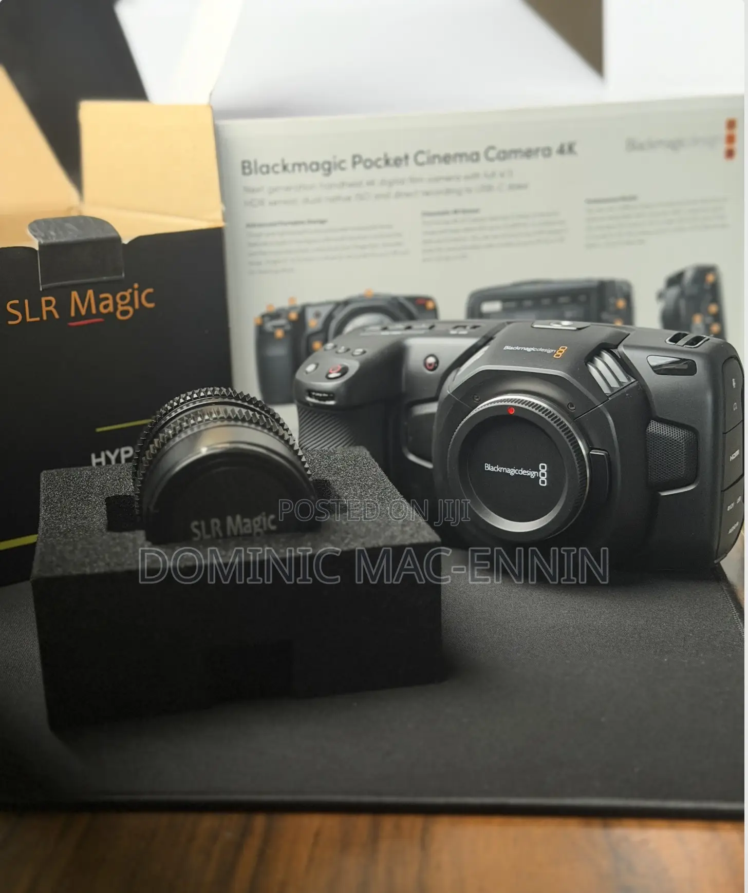 Black Magic Pocket Cinema Camera + SLR 25mm Lens + Media Kit