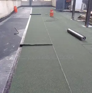 Bitumen Membrane Seals Hidden Gutters to Stop Ceiling Leaks.