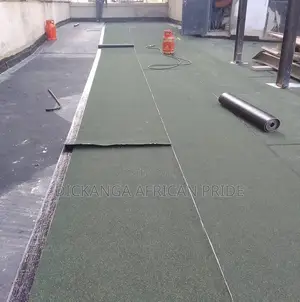 Bitumen Membrane Seals Hidden Gutters to Stop Ceiling Leaks.