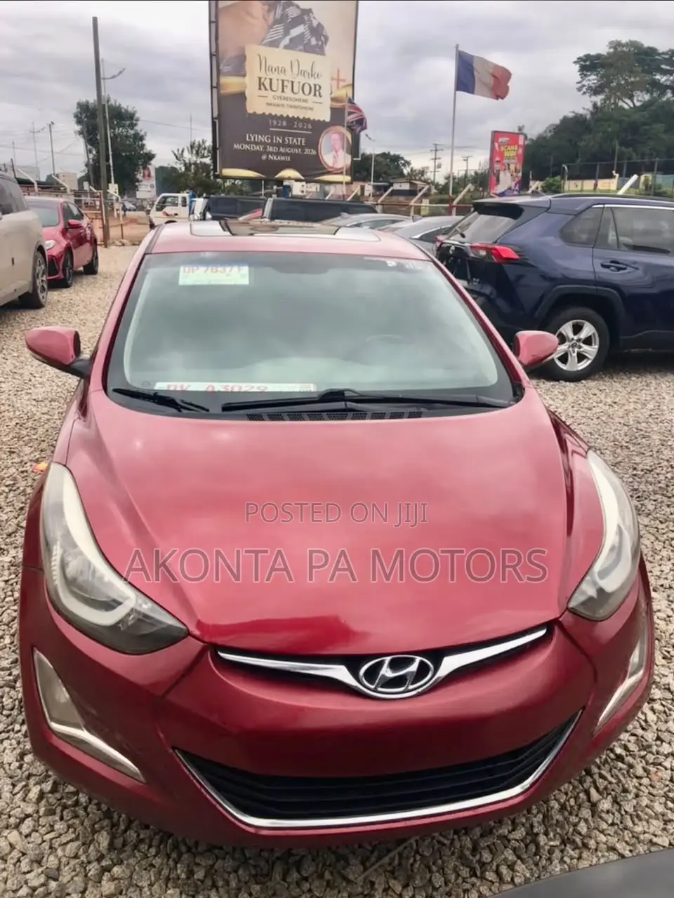 Hyundai Elantra Limited Sedan FWD (1.8L 4cyl 6A) 2016 Red