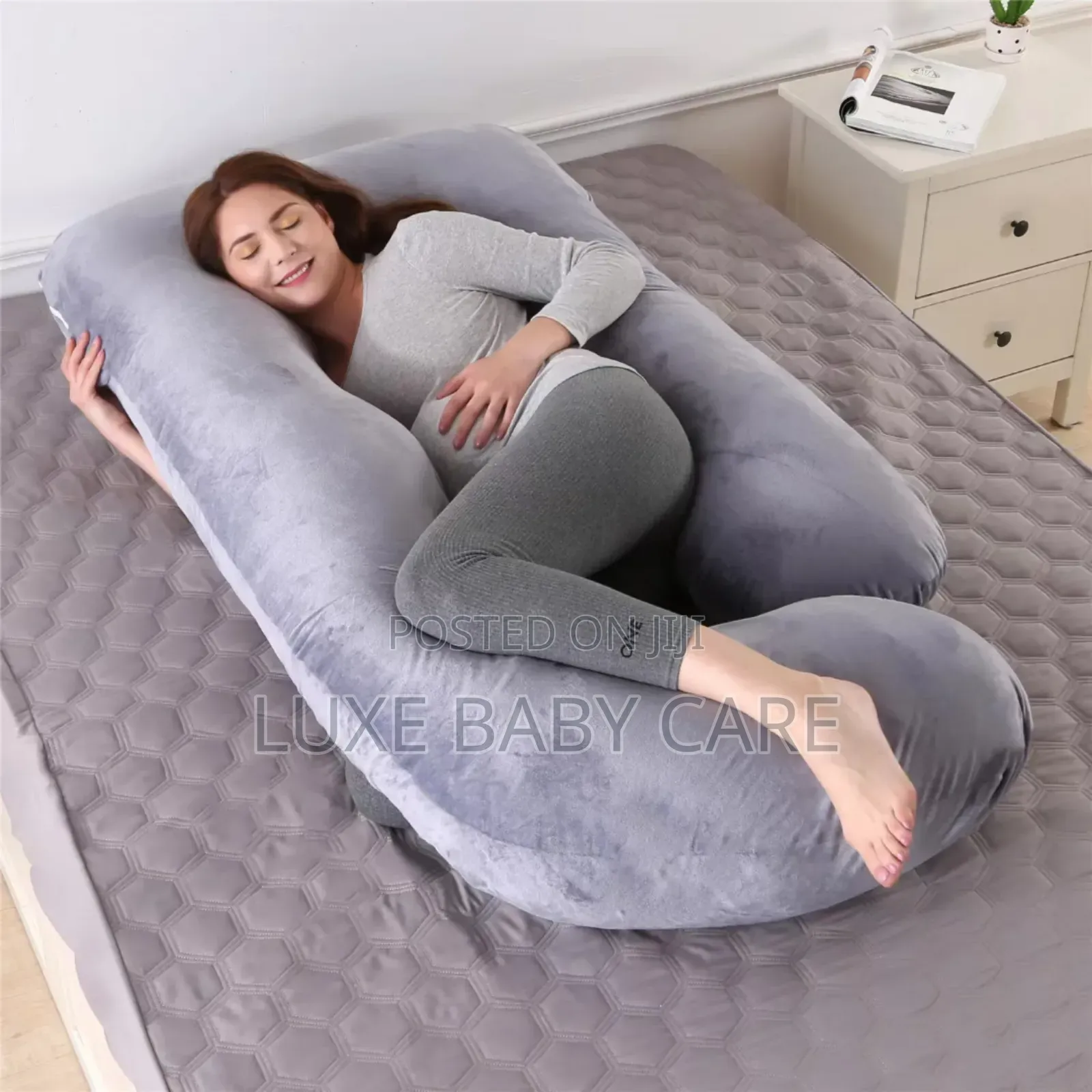 Pregnancy Pillow Baby Sitting Support With Removable Premium Cotton