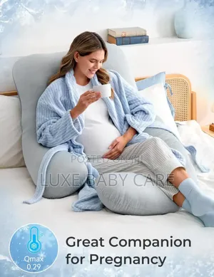 Pregnancy Pillow Baby Sitting Support With Removable Premium Cotton