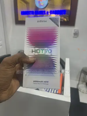 New Infinix Hot 70 128 GB Black
