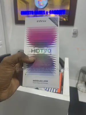 New Infinix Hot 70 128 GB Black