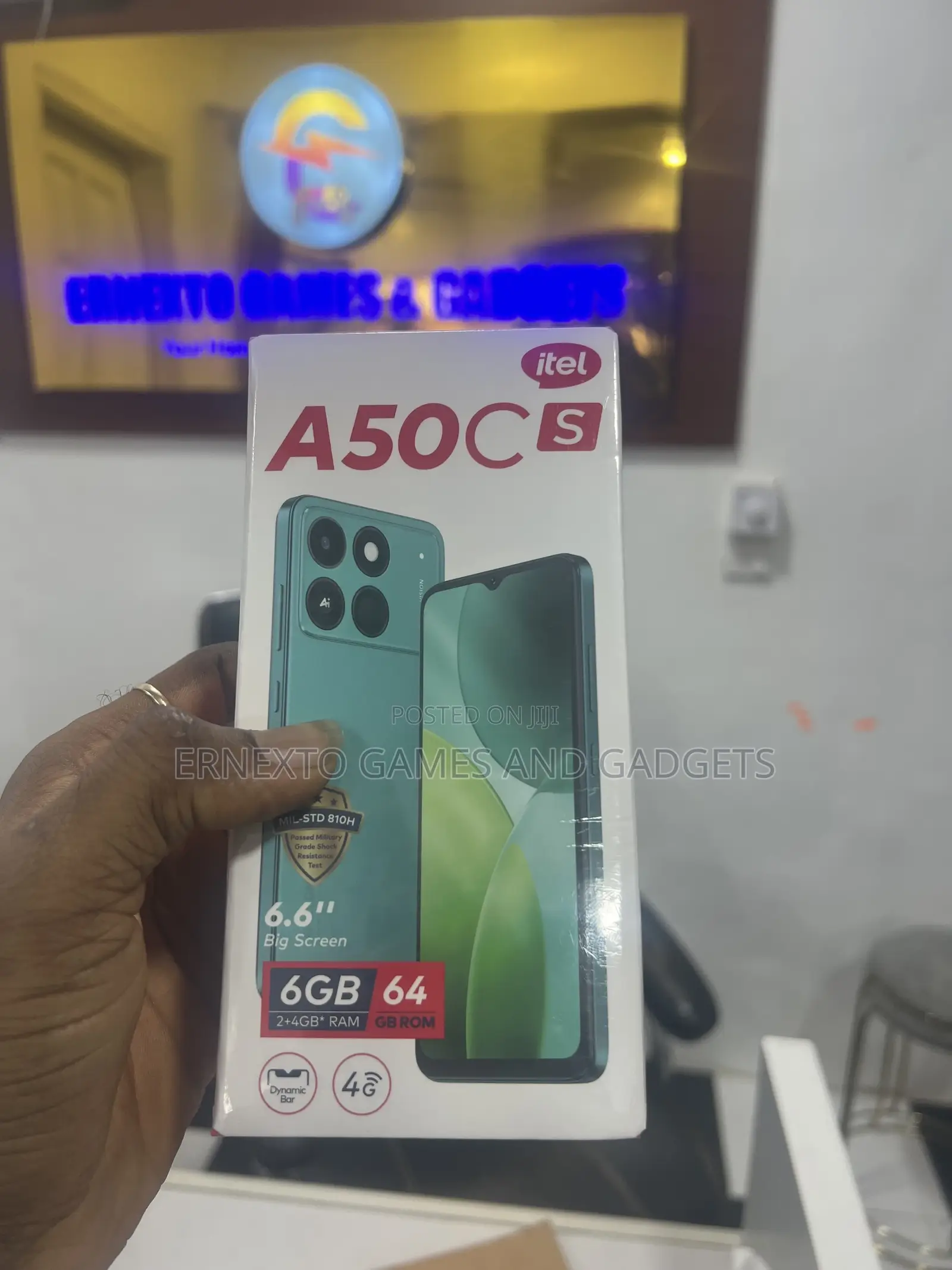 New Itel A50C 32 GB Black
