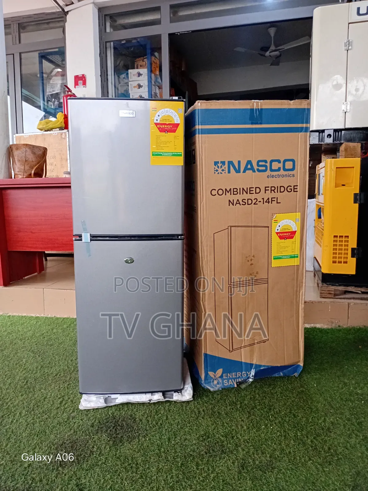 Compact Nasco 116L Double Door Fridge for Home Office116L
