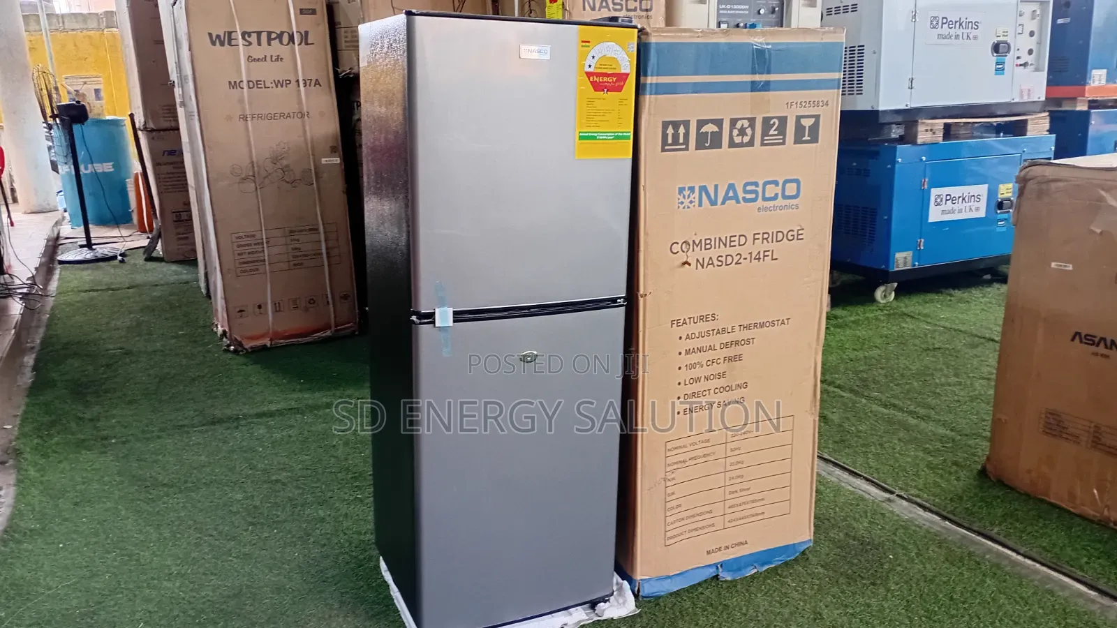 Nasco 116L Bottom Freezer Refrigerator – NASD2-14FL