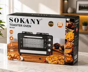Sokany 35L Electric Oven Toaster With Double Hot Plates SK-437 | 3200W