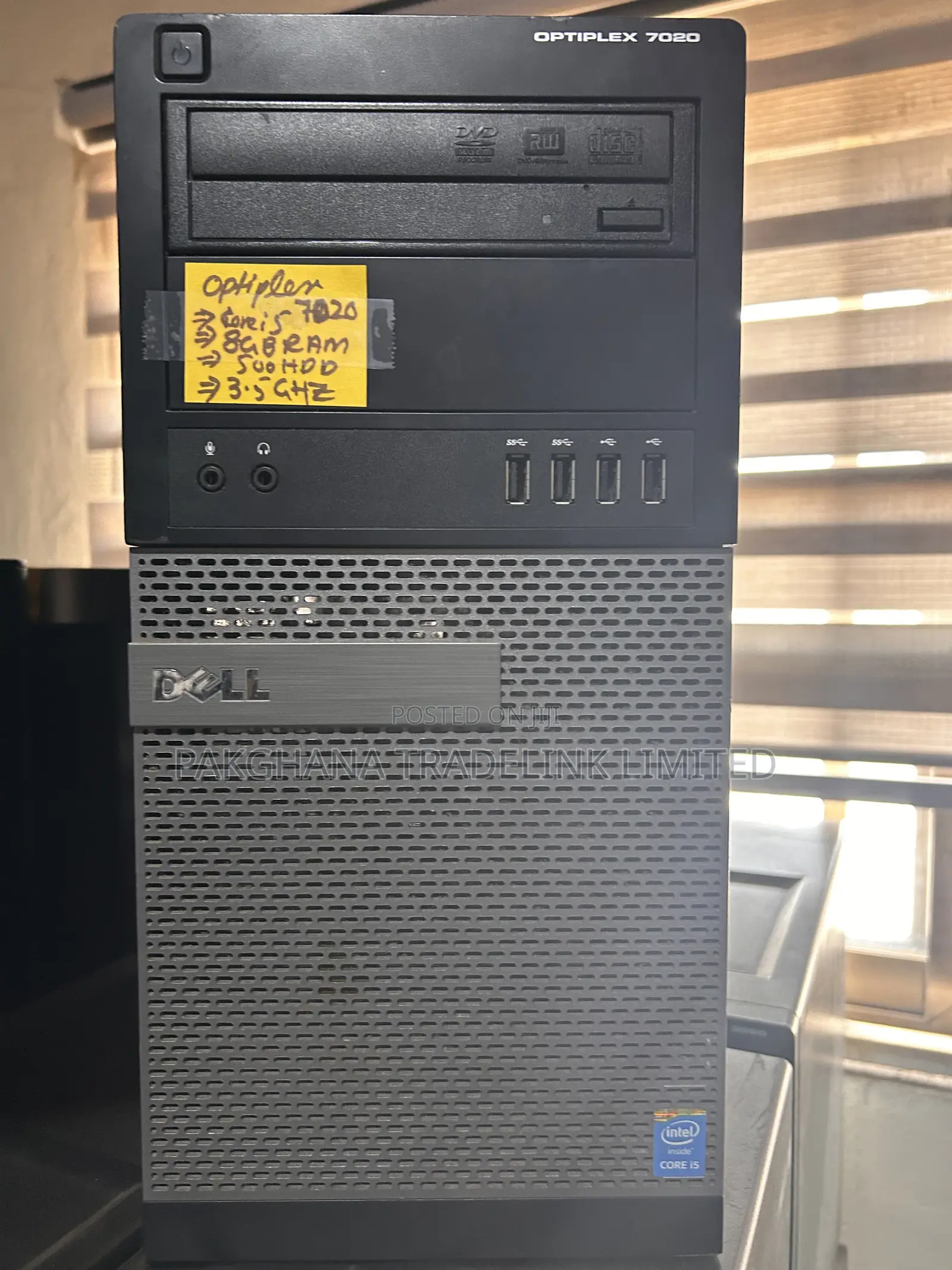 Desktop Computer Dell Optiplex 7050 8GB Intel Core i5 HDD 256GB