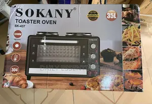 Sokany 35L Baking Oven With Double Hot Plates Temperature Control