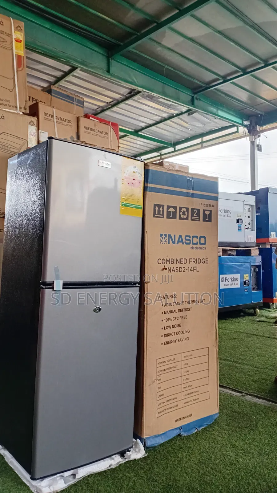 Nasco 116L Refrigerator – Adjustable Thermostat Fast Cooling