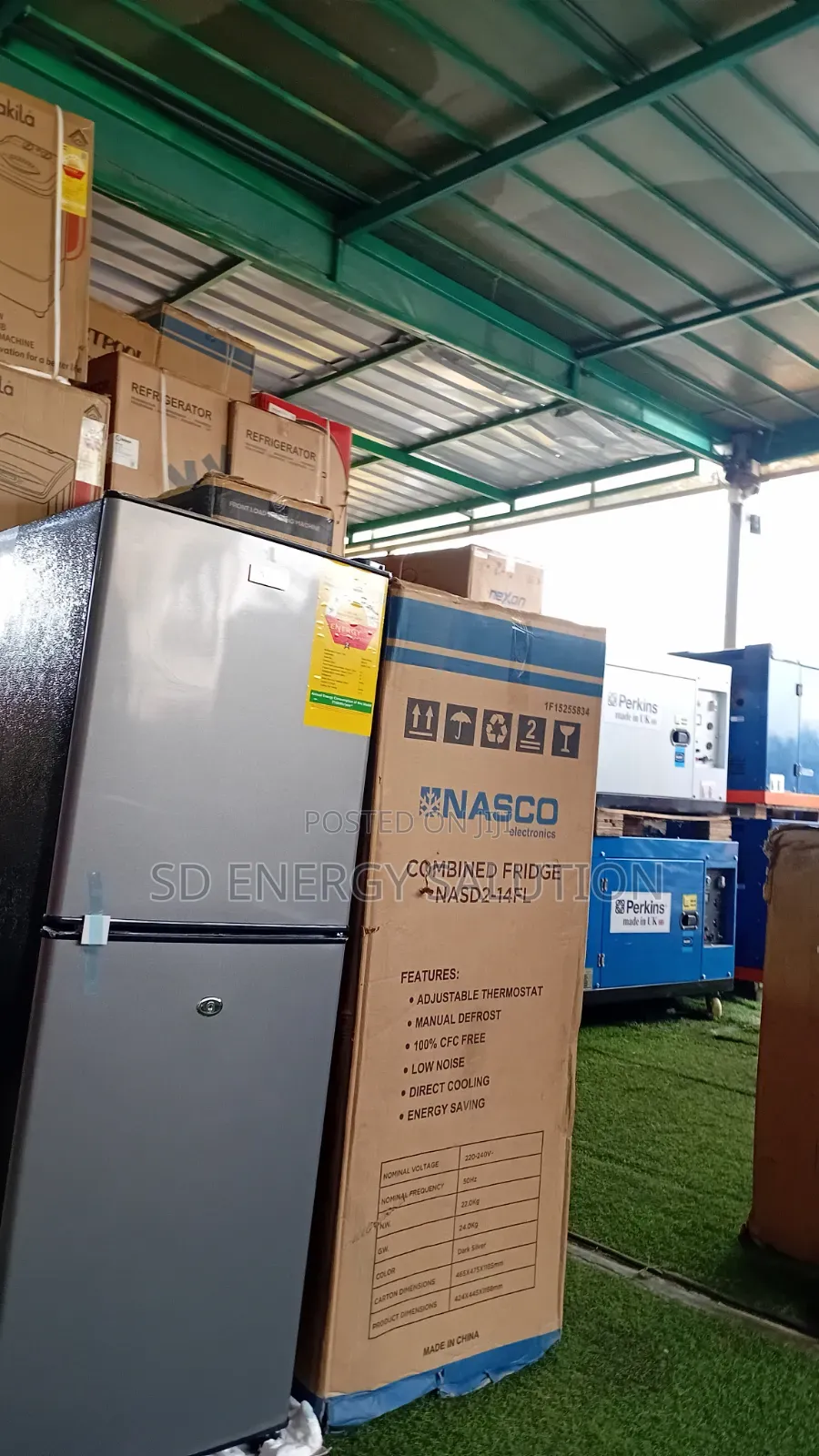 Nasco NASD2-20FL 158L Double Door Refrigerator – Premium Cooling