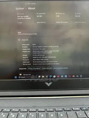Laptop HP Victus 16 16GB Intel Core i7 HDD+SSD 1T