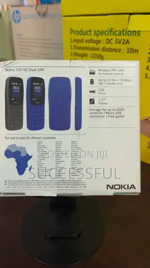 New Nokia 105 Black