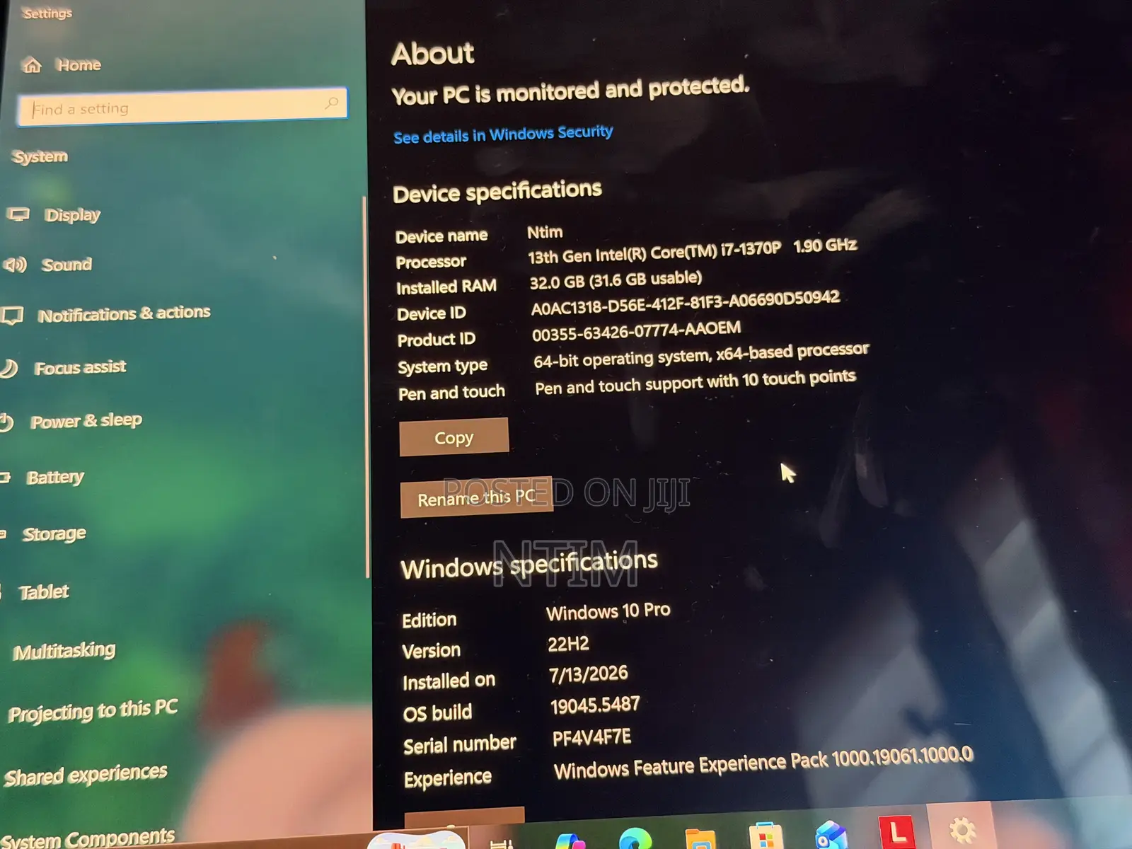 Laptop Lenovo ThinkPad X1 Yoga 32GB Intel Core i7 eMMC 1T