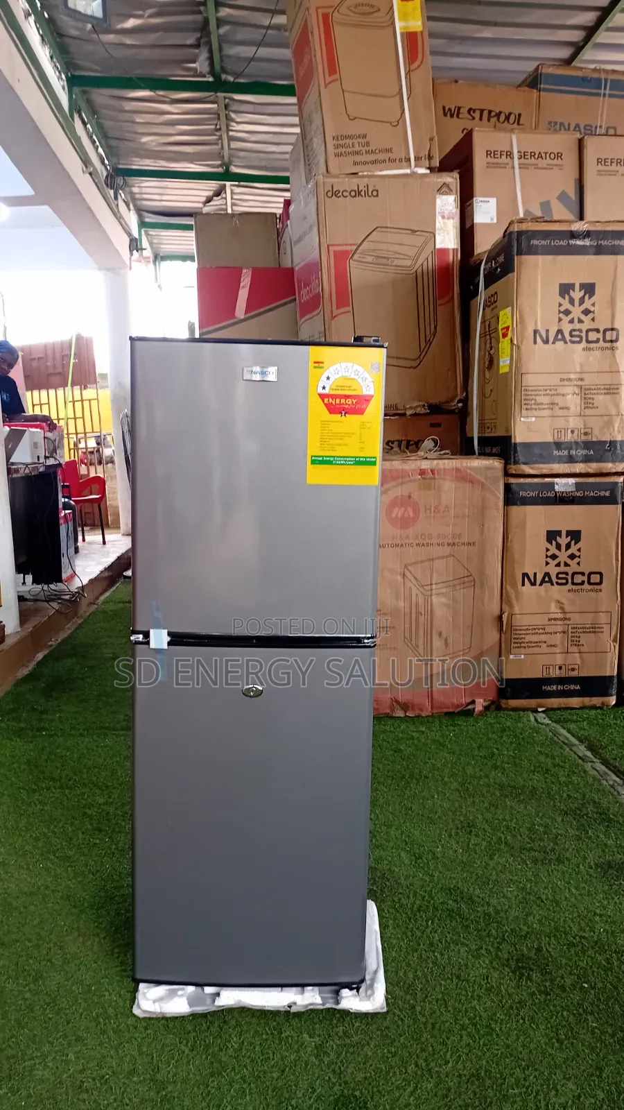 Nasco 158L Refrigerator – Durable Power Saving