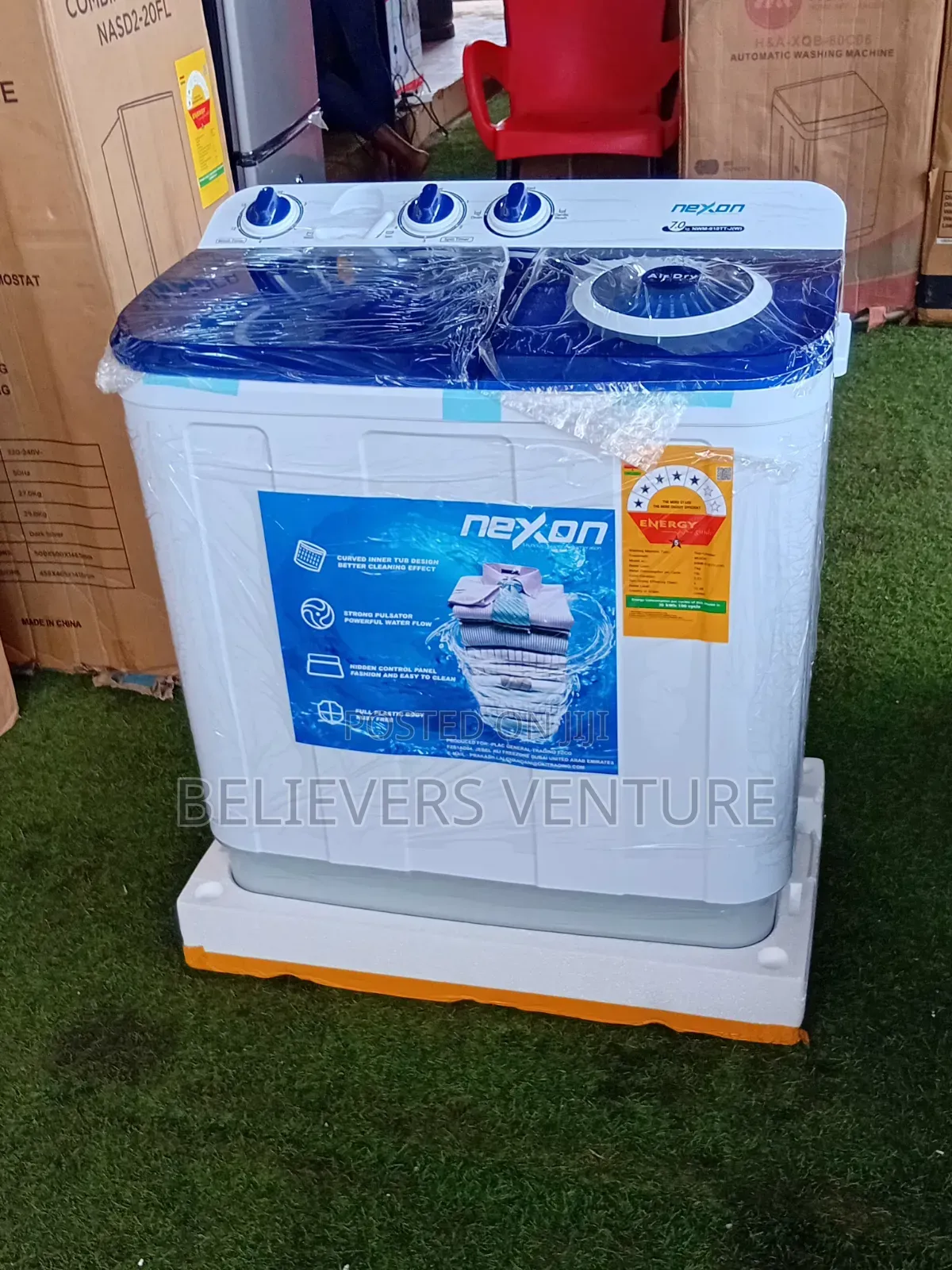 Nexon 7KG Twin Tub Washing Machine – Quiet Performance