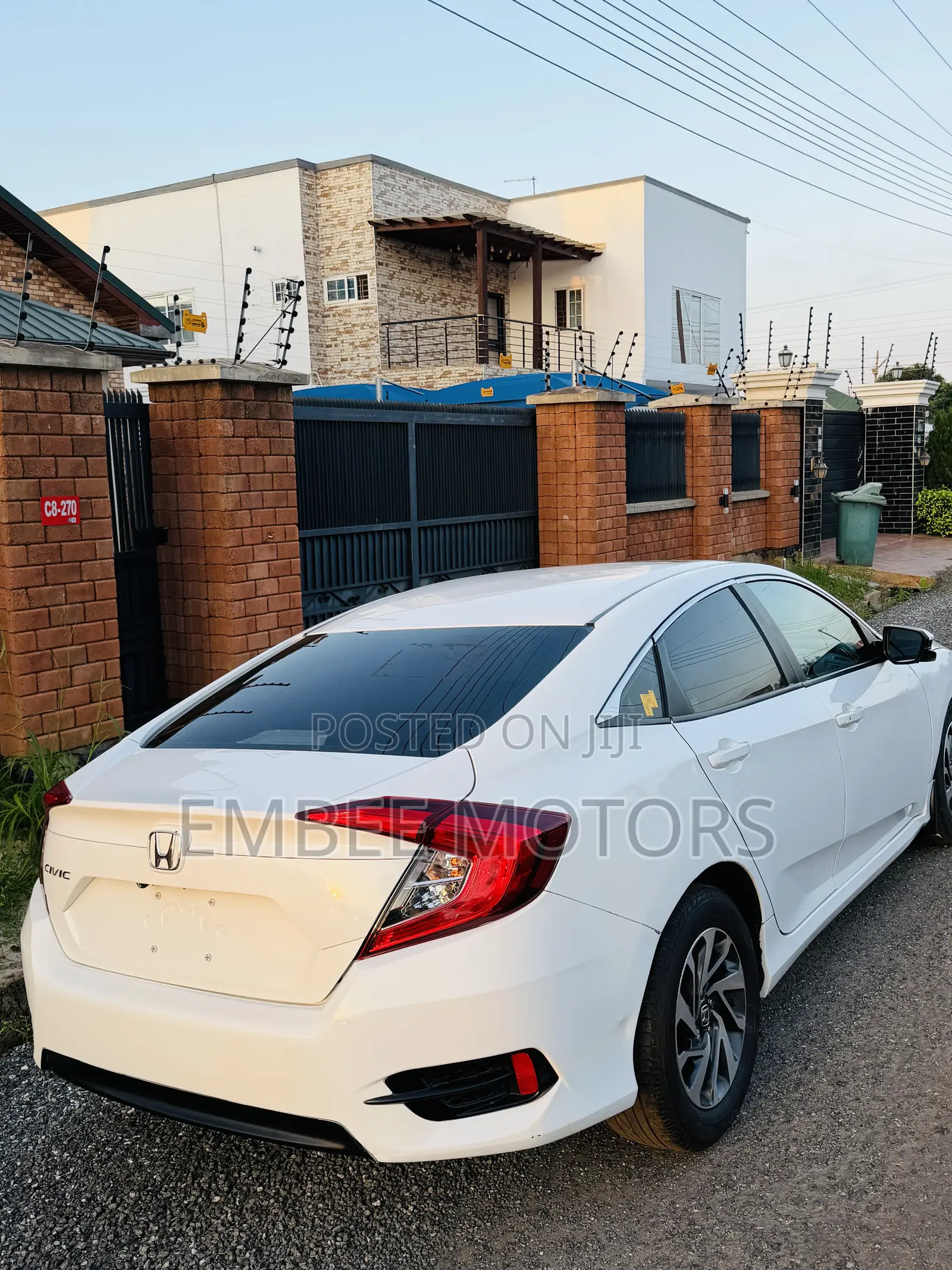 Honda Civic EX Sedan 2018 White