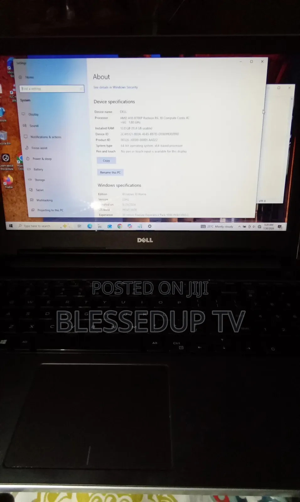 Laptop Dell Inspiron 15 12GB AMD A10 HDD 1T