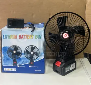 Mechel 21V Cordless Lithium Battery Fan, 21V Wireless Rechargeable Fan