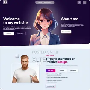 Personal Portfolio Website Design for Professionals Freelancers