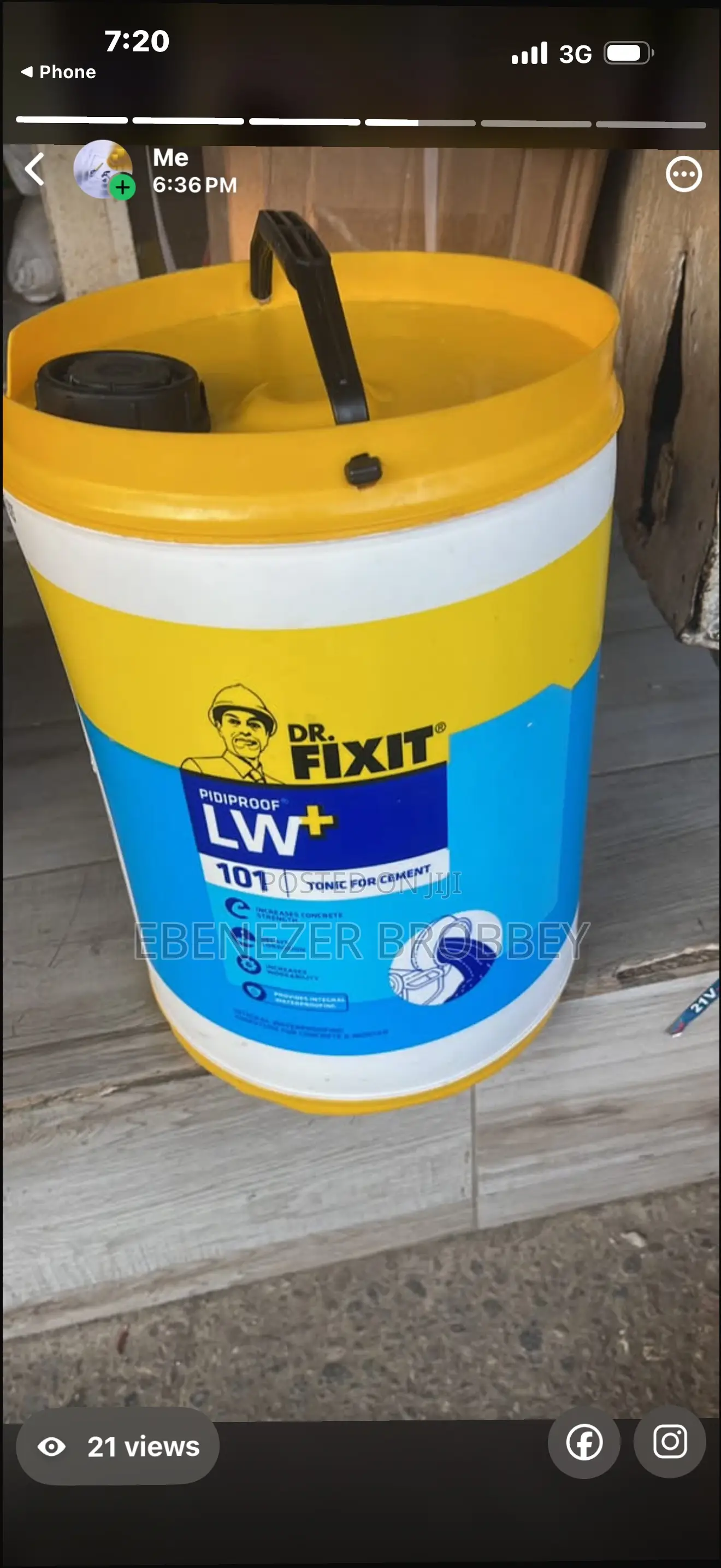 Waterproof Cement Liquid( Dr Fixit)