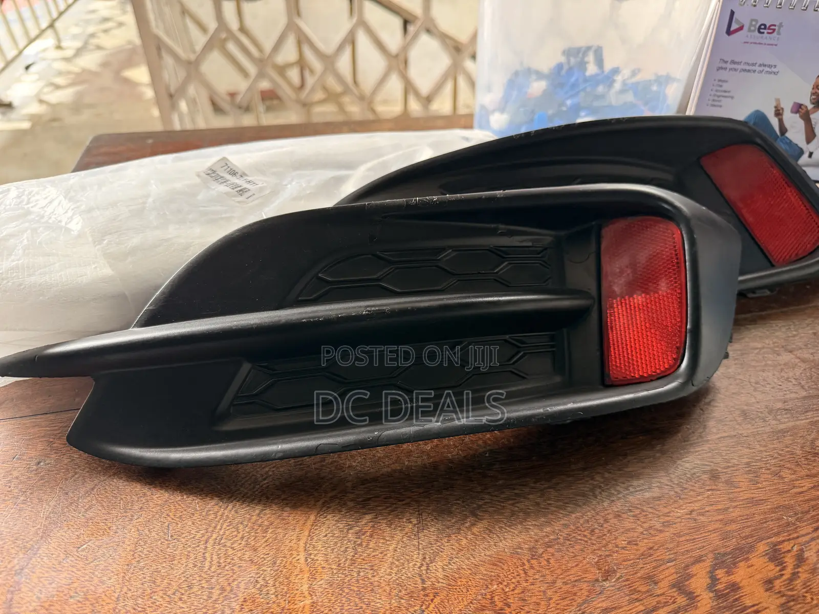 Honda Civic Rear Bumper Reflector Cover 2016-2021