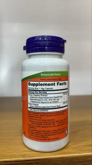 NOW Horse Chestnut 300 Mg Veg Capsules Circulatory Support*