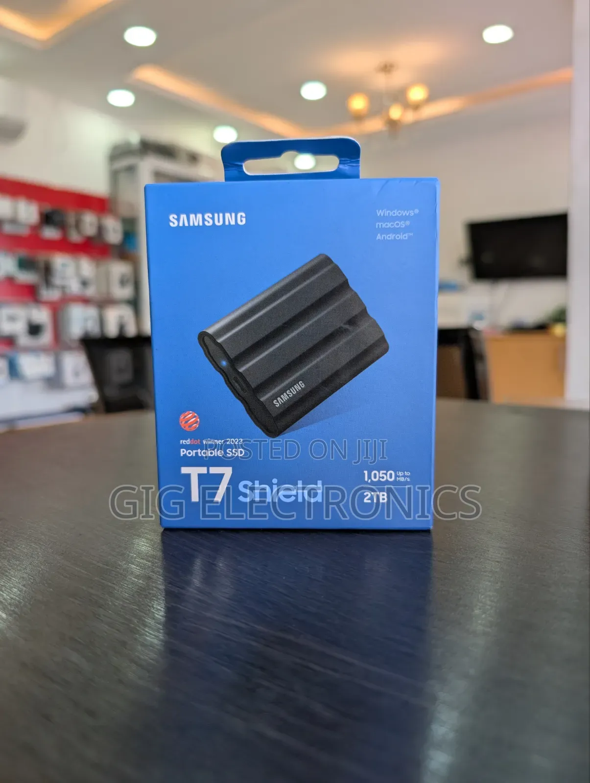 Samsung T7 Shield Portable External SSD 2tb - Blue