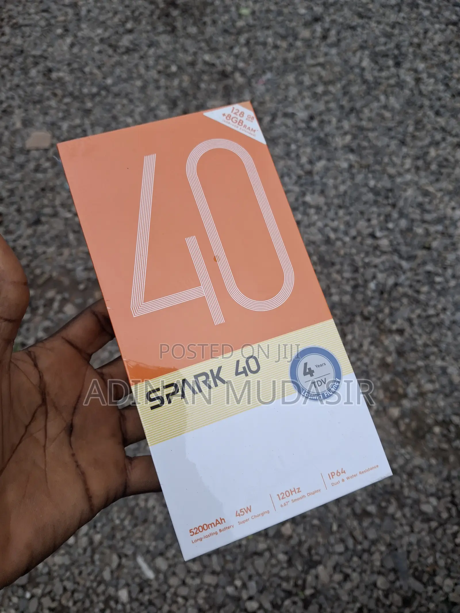 New Tecno Spark 40 256 GB Black