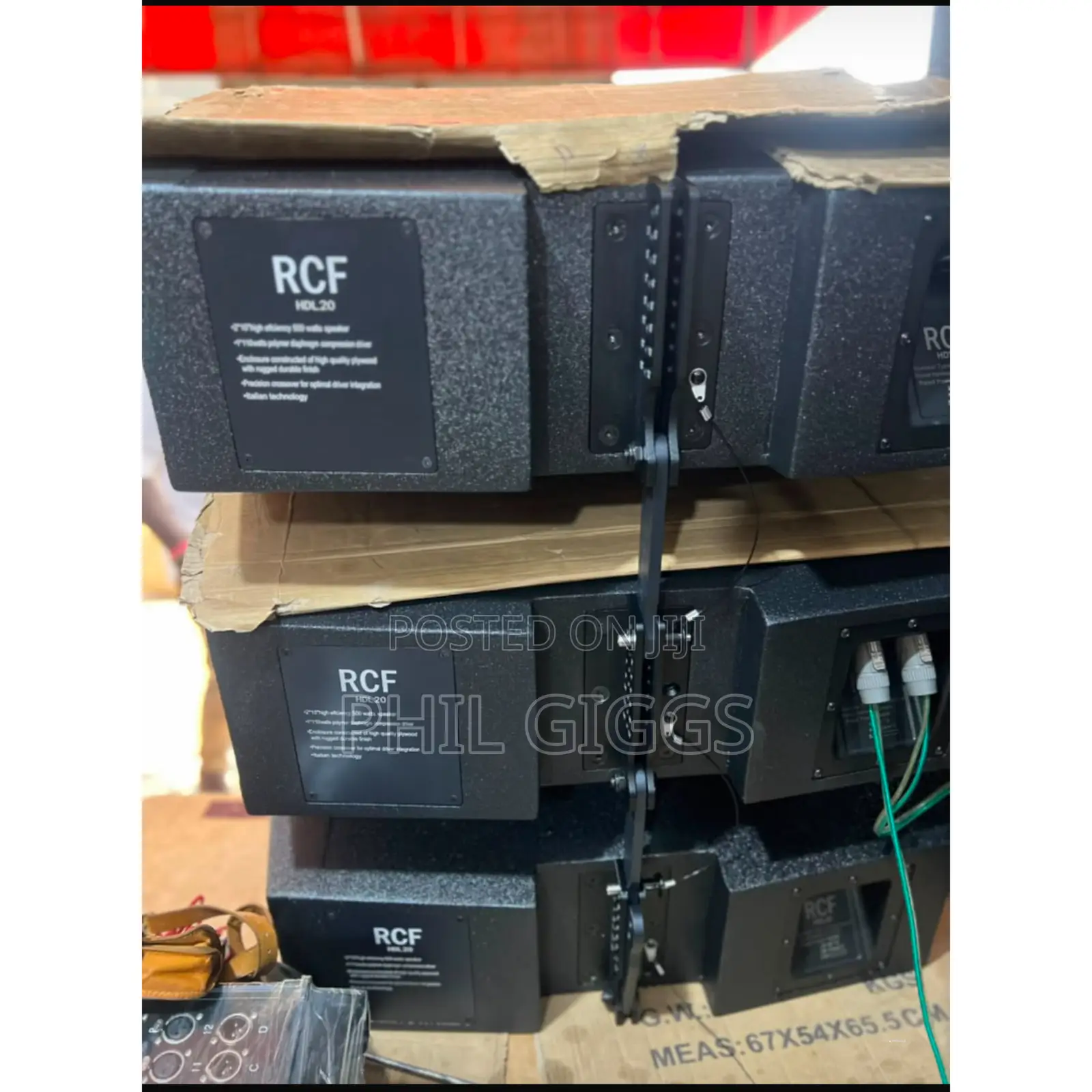 RCF HDL20 2*10 Line Array’s