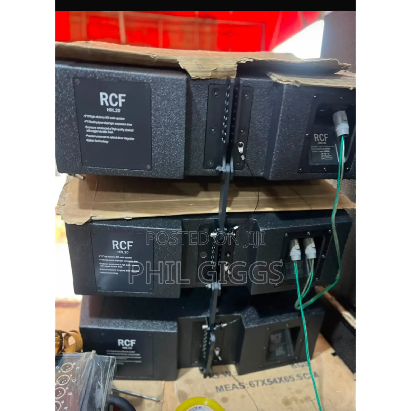 RCF HDL20 2*10 Line Array’s