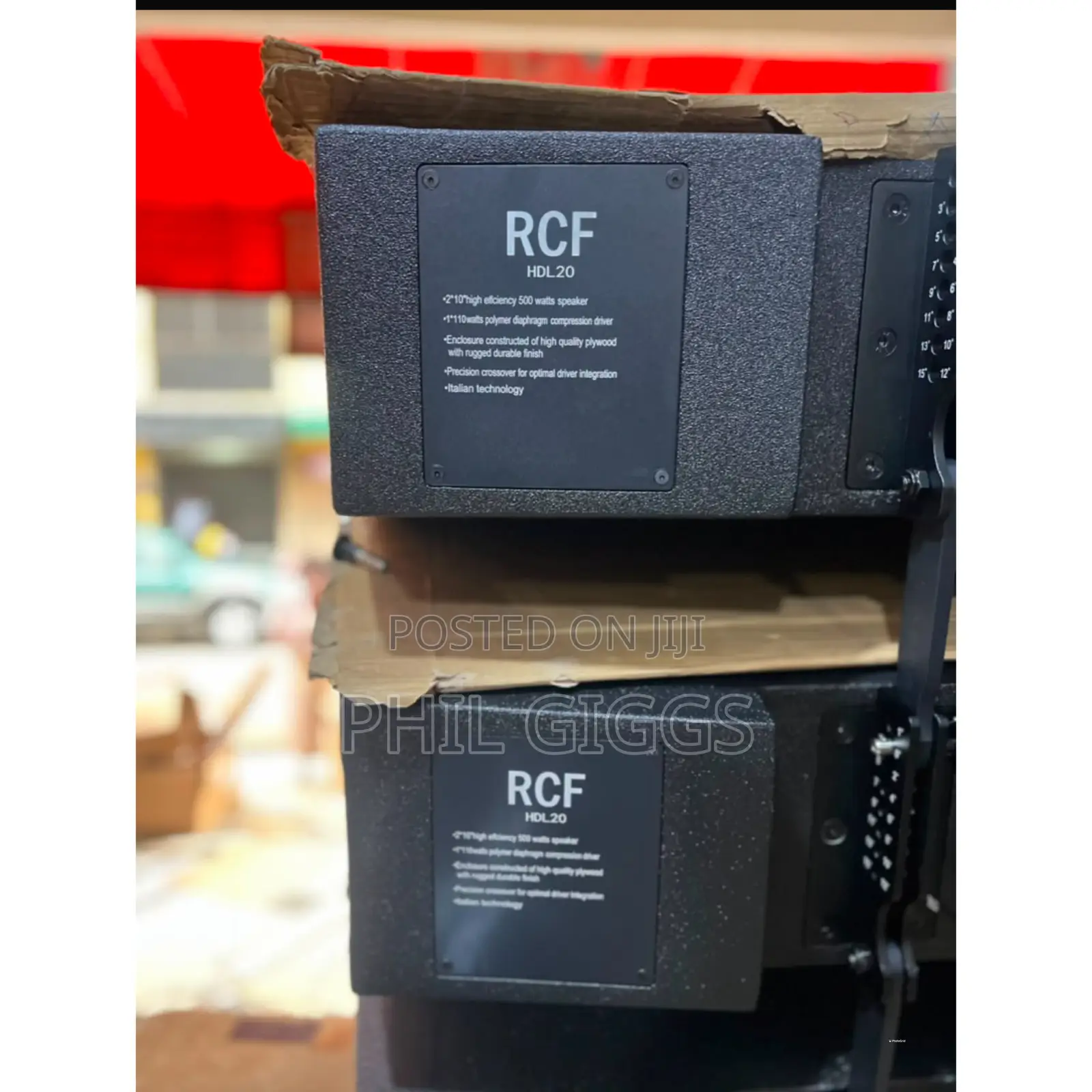 RCF HDL20 2*10 Line Array’s