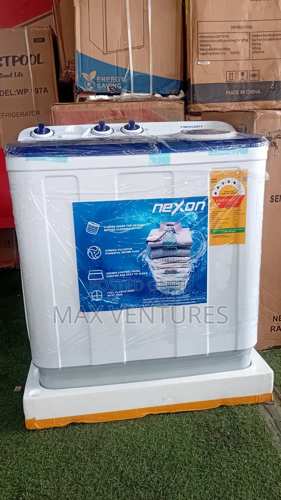 Nexon 7KG Efficient Twin Tub Washer 7kg