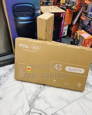 Unique TCL 43 Inch Qled Smart Satellite Android FHD TV(Black)