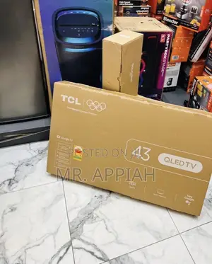 Extremely Durable TCL 43” Qled Smart Satellite Android FHD TV(2024)