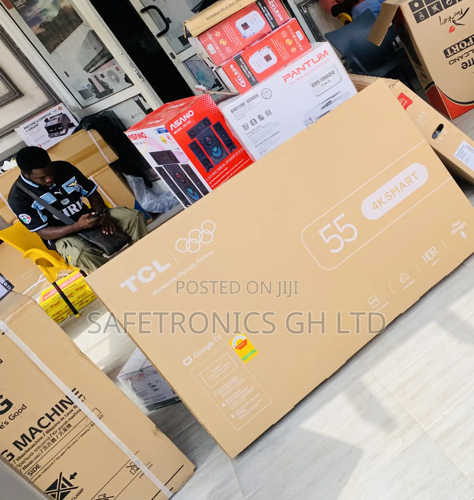 Recommend Sleek TCL 55′′ UHD Smart Android Television