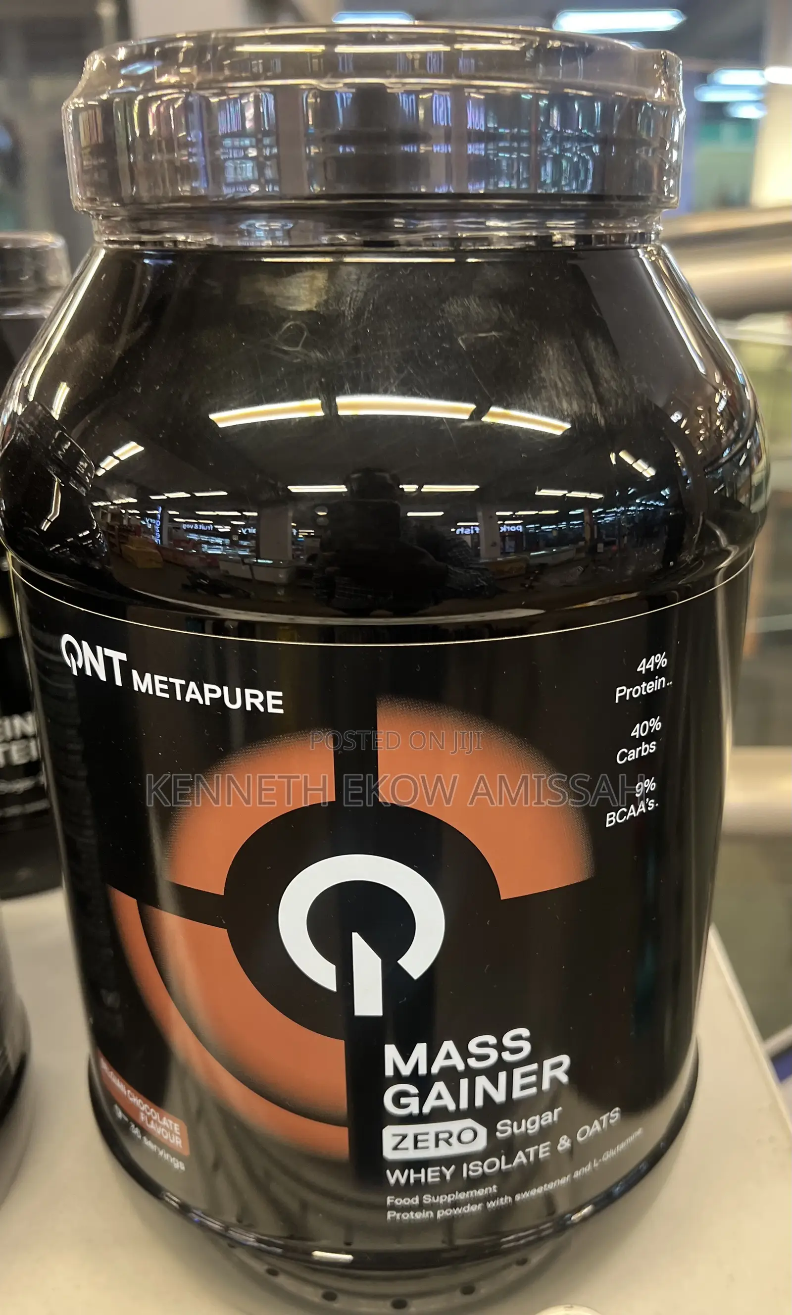 QNT Metapure Mass Gainer in Belgian Chocolate Flavor